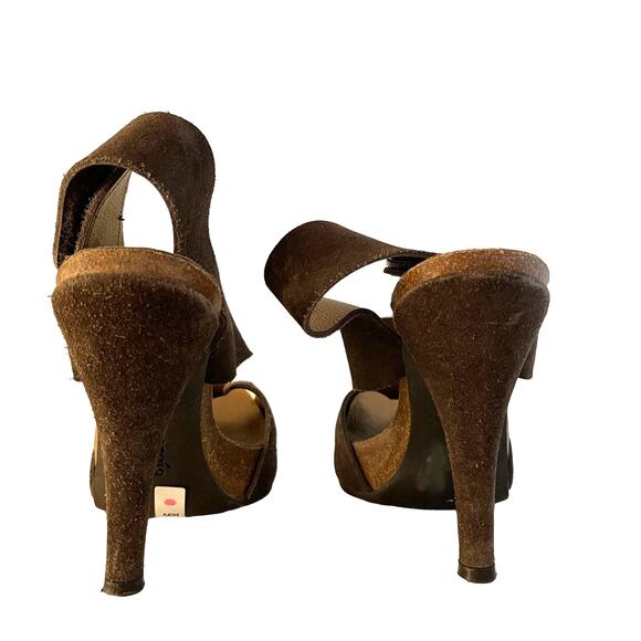 Pedro Garcia Patty 1 Suede and Cork T Strap Sandals Size 6 EU 36.5 - Picture 3 of 7